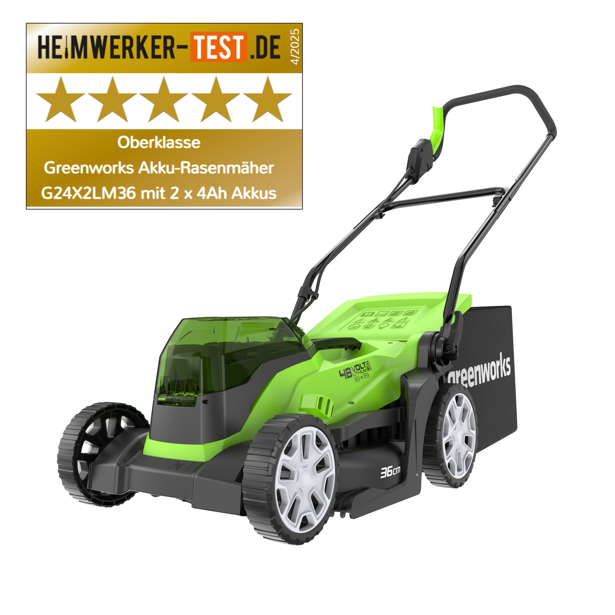 24V+24V Lawn Mower 36cm - tool only