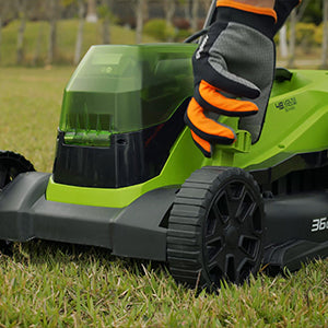 24V+24V Lawn Mower 36cm - 2x 4Ah Battery