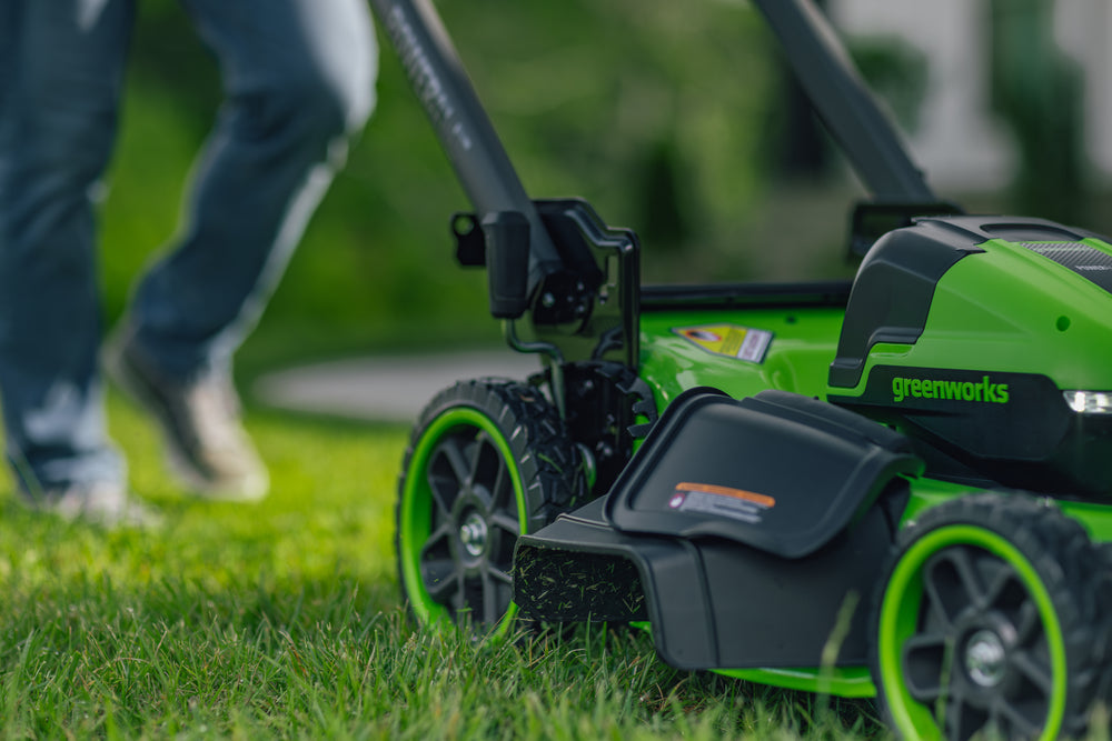 POWERALL 48V (24V x 2) Lawn Mower 51cm Self-Propelled - 2x 4Ah Battery