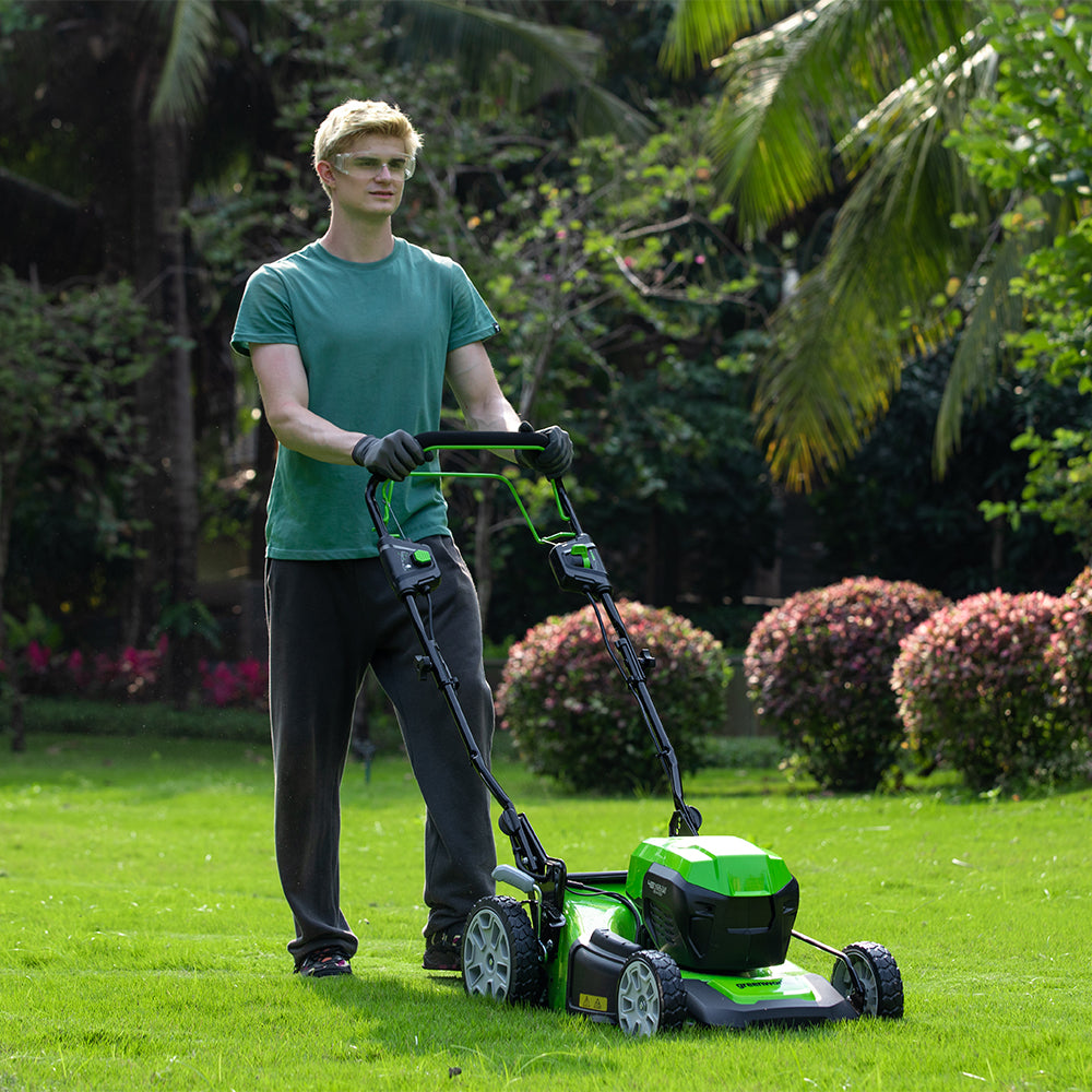 POWERALL 48V (24V x 2) Lawn Mower 46cm Self-Propelled - tool only