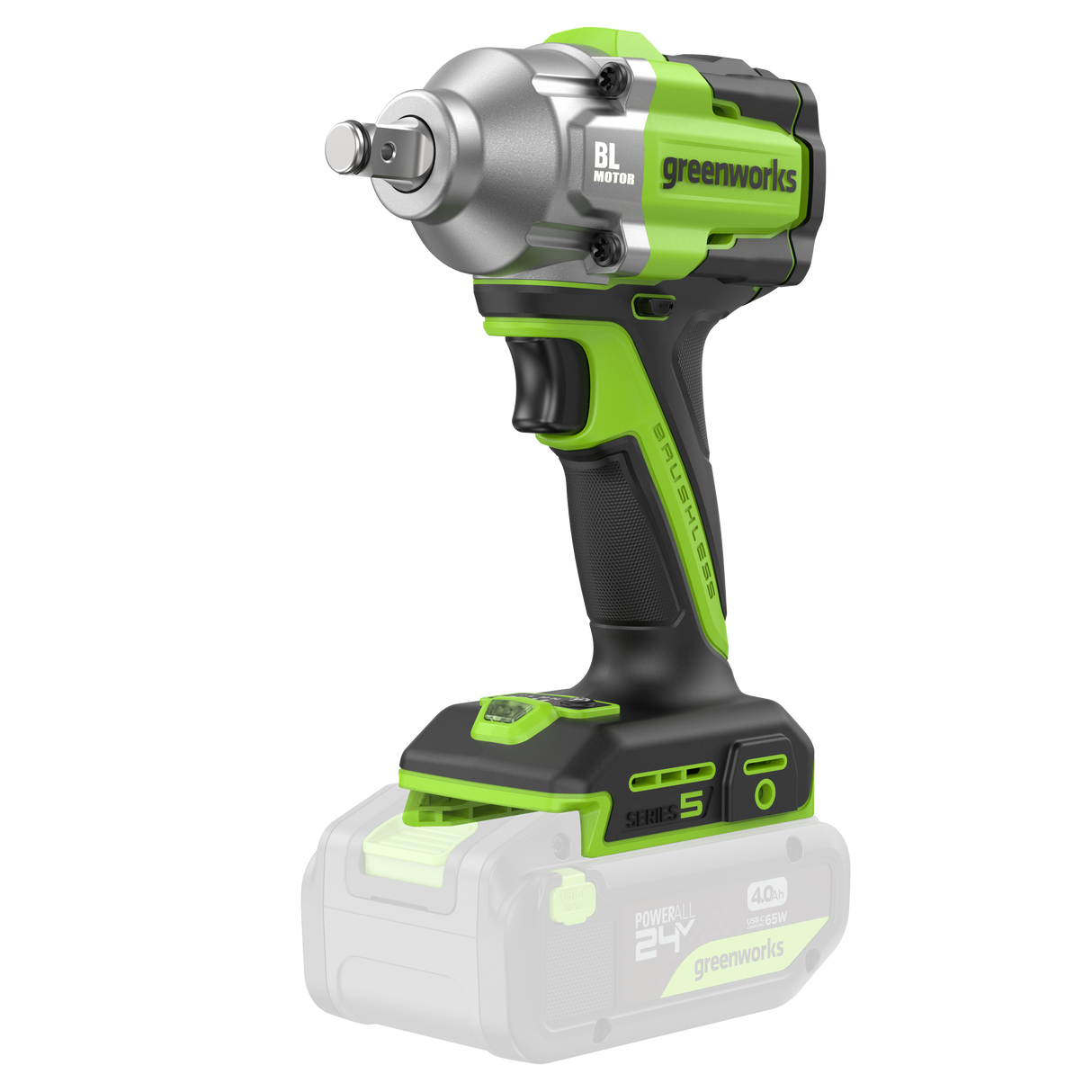 POWERALL 24V Impact Wrench 500Nm - tool only