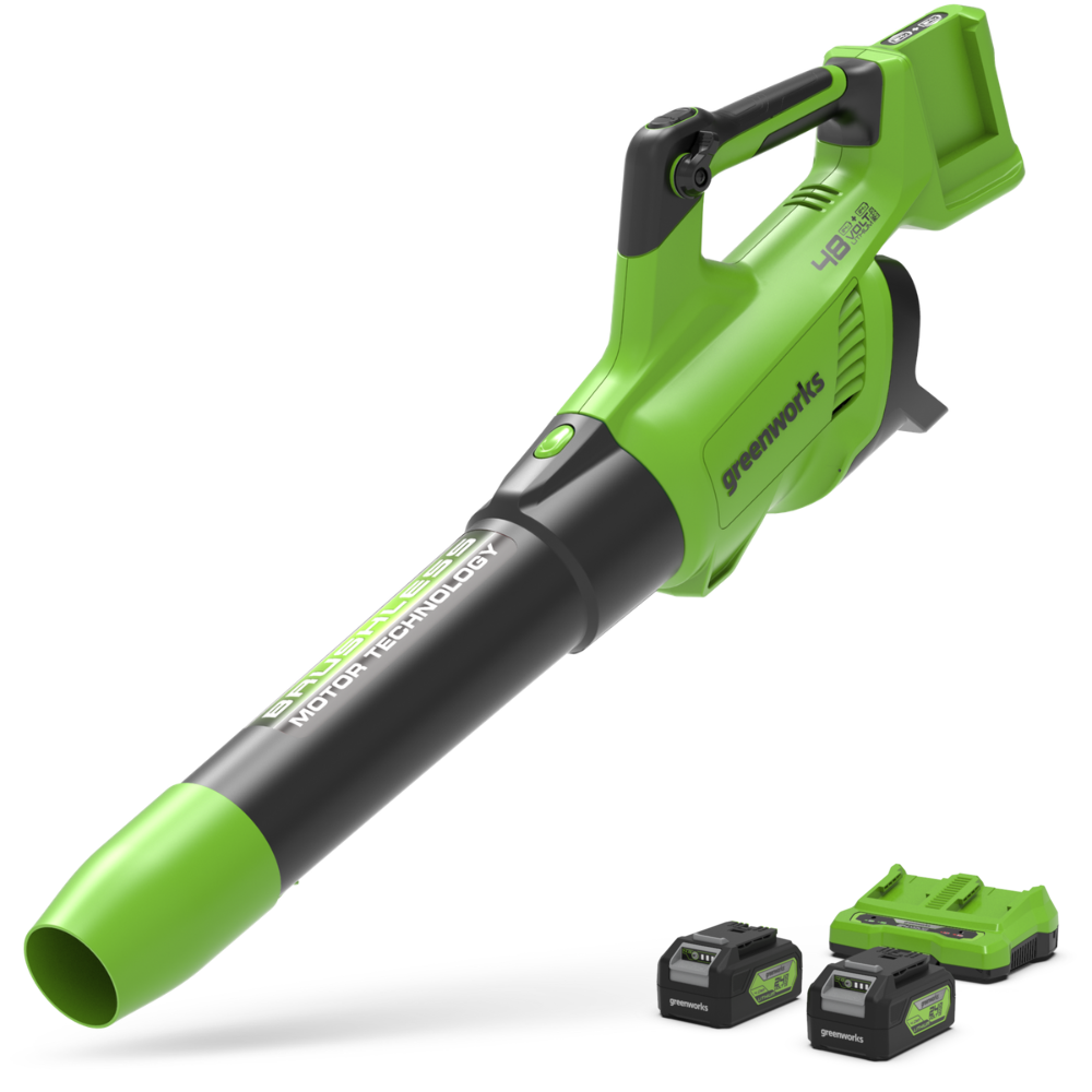 POWERALL 48V (24V x 2) Leaf Blower 217 km/h - 2x 4Ah Battery