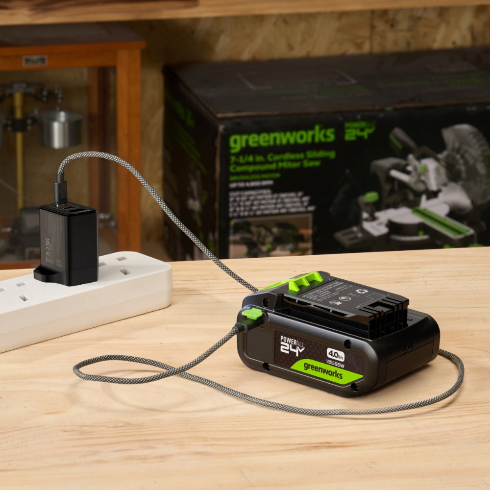POWERALL 24V Starter Kit 4Ah USB-C Battery + 65W Charger