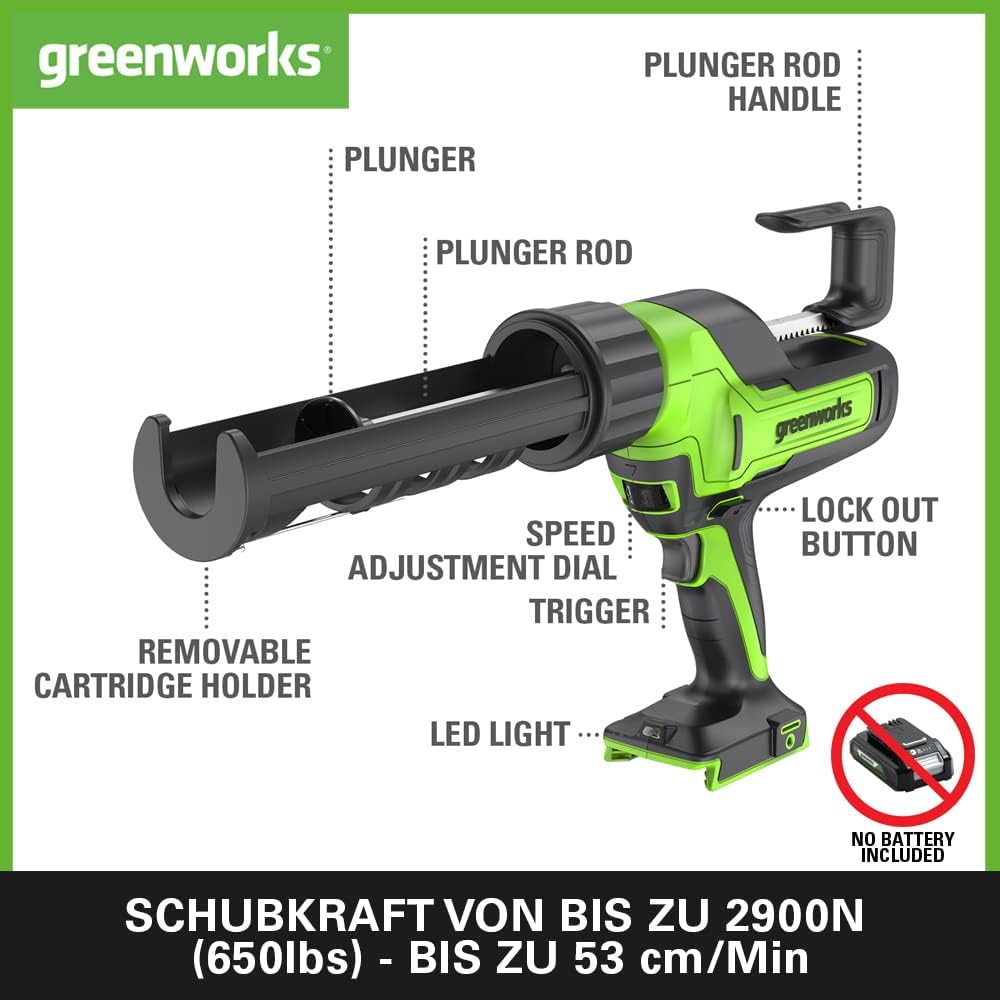 POWERALL 24V Caulk Gun - tool only