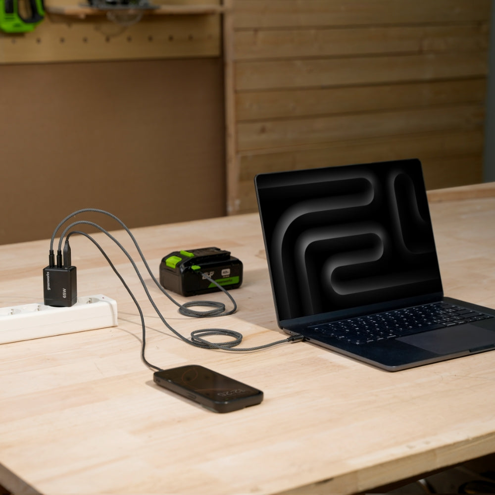 POWERALL 24V Starter Kit 2x 2Ah USB-C Batteries + 65W Charger