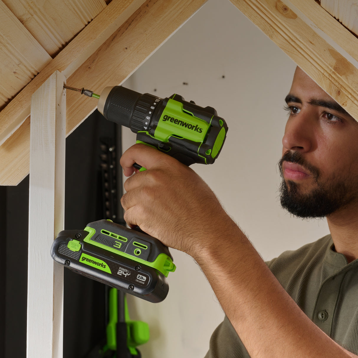 POWERALL 24V Drill Driver 45Nm - 2Ah Battery