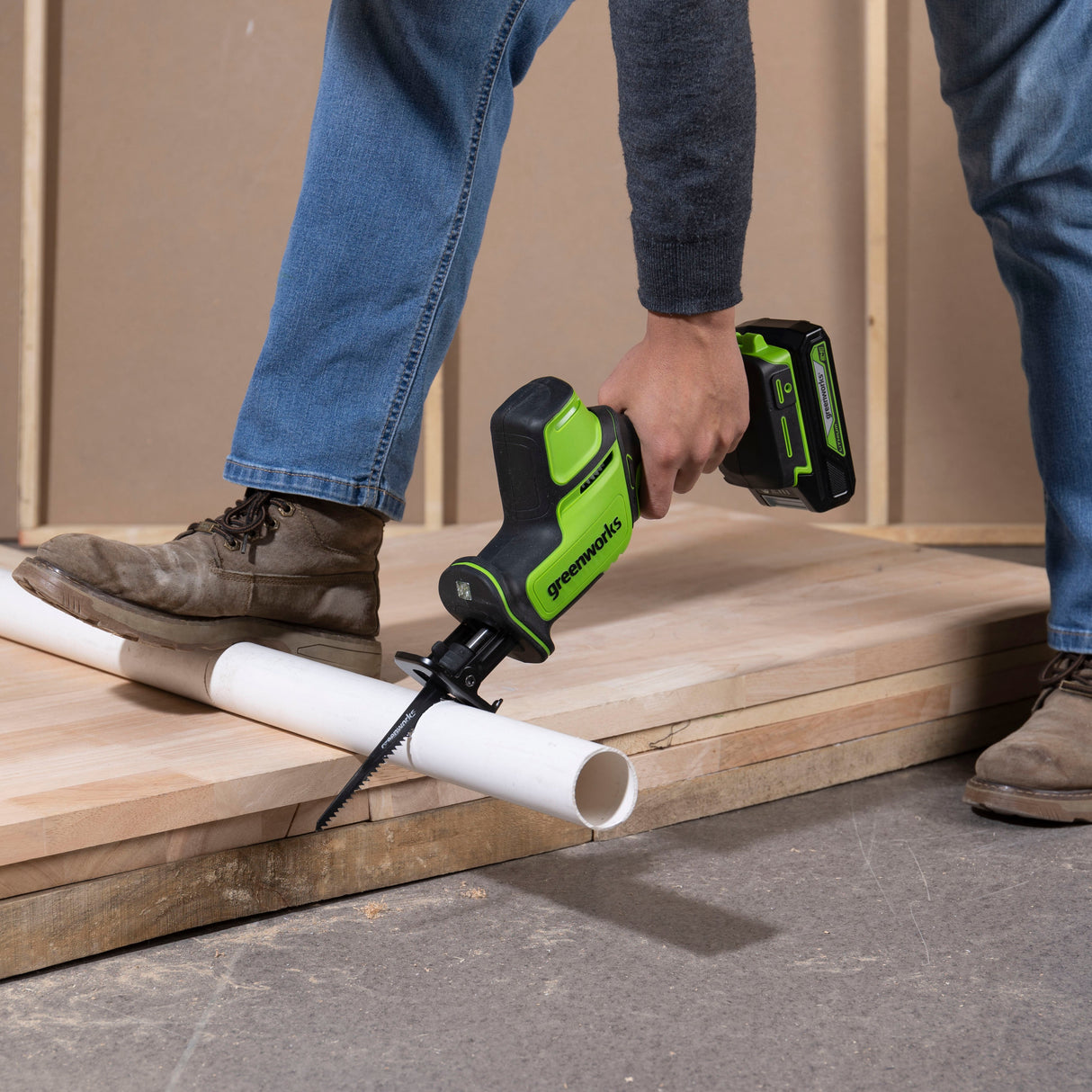 POWERALL 24V Mini Reciprocating Saw 28mm - tool only