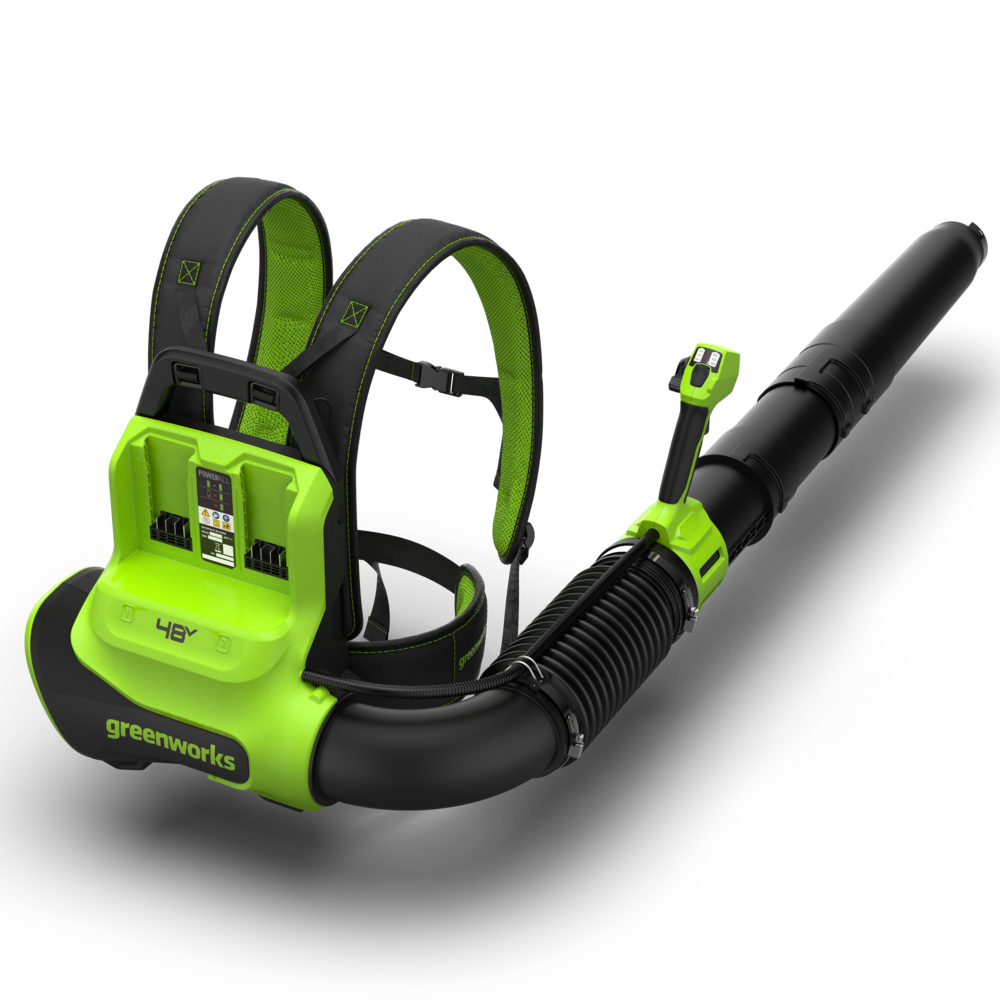 POWERALL 48V (24V x 2) Backpack Leaf Blower 297 km/h - 2x 8Ah Battery