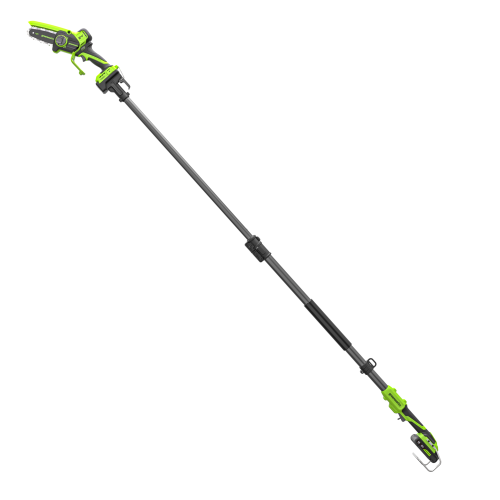 POWERALL 24V Mini Chainsaw 10cm Gen. II with Extension Pole - 2Ah Battery