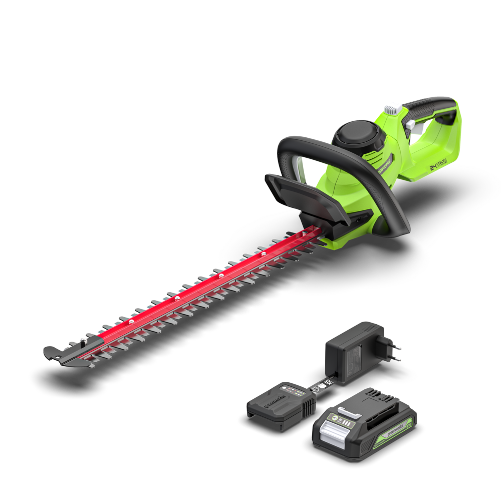 POWERALL 24V Hedge Trimmer 56cm Gen. II - 2Ah Battery