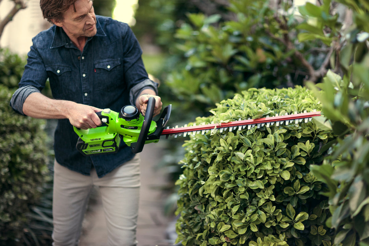 40V Hedge Trimmer 61cm + Leaf Blower / Vacuum 280 km/h Set