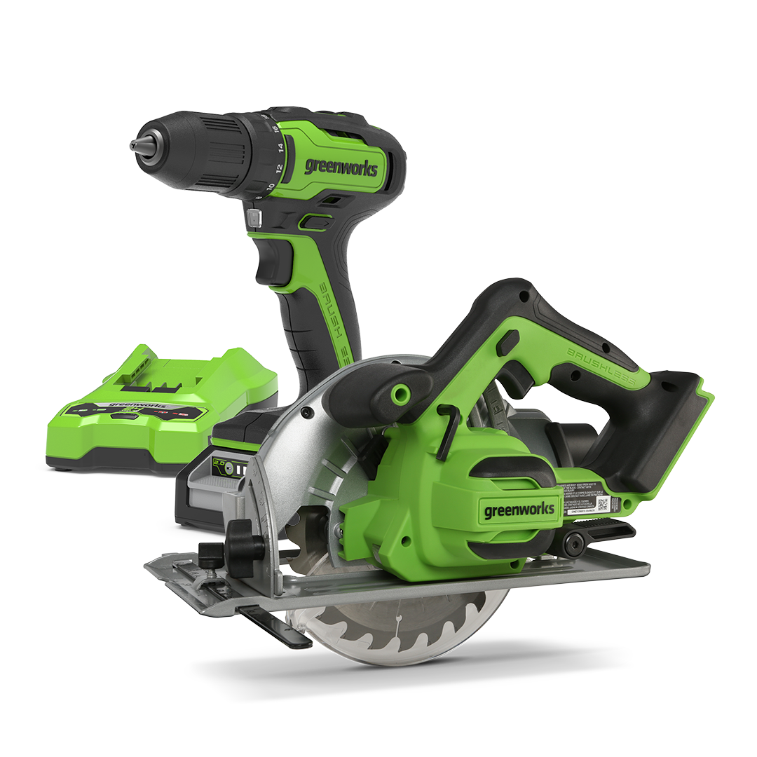 POWERALL 24V Drill + Circular Saw Set