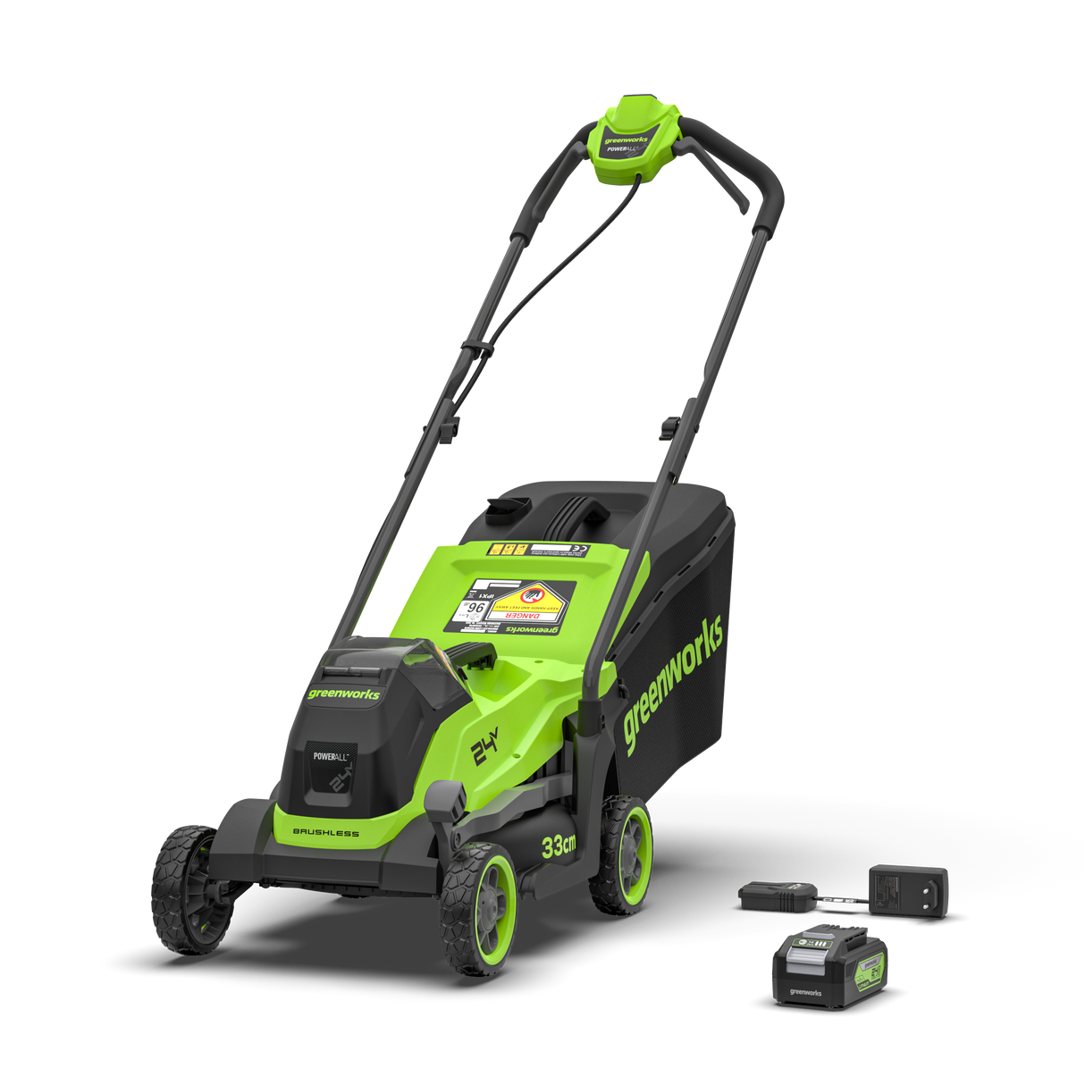 POWERALL 24V Lawn Mower 33cm Gen. II - 4Ah Battery