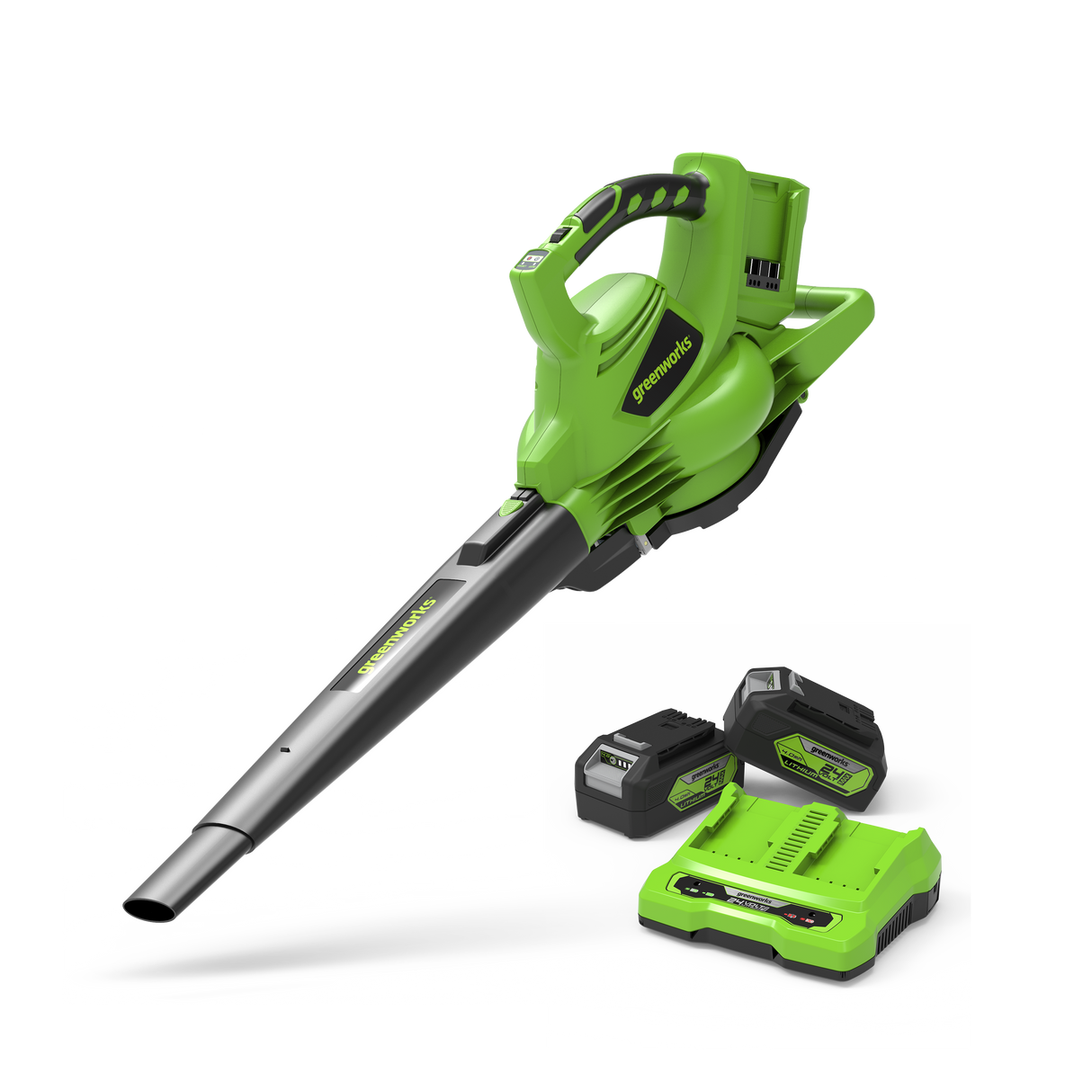 POWERALL 48V (24V x 2) Leaf Blower / Vacuum 322 km/h - 2x 4Ah Battery