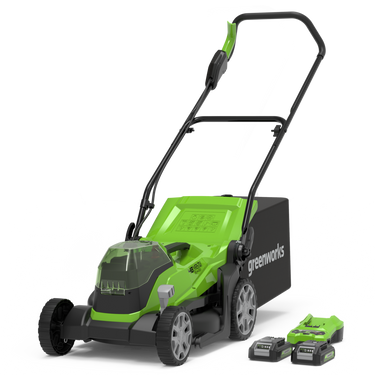 24V+24V Lawn Mower 36cm - 2x 2Ah Battery