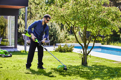 24V+24V Grass Trimmer 40cm - 2x 4Ah Battery