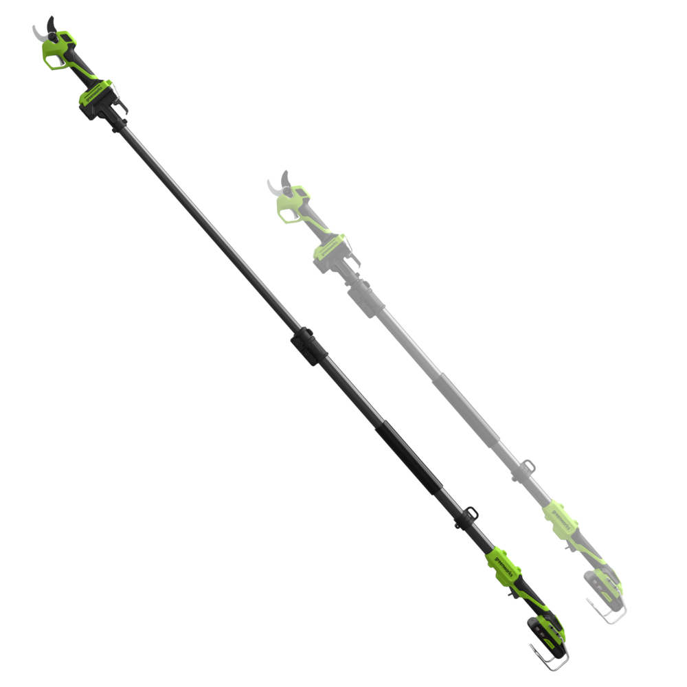 POWERALL 24V Pruning Shear with Extension Pole - 2Ah Battery