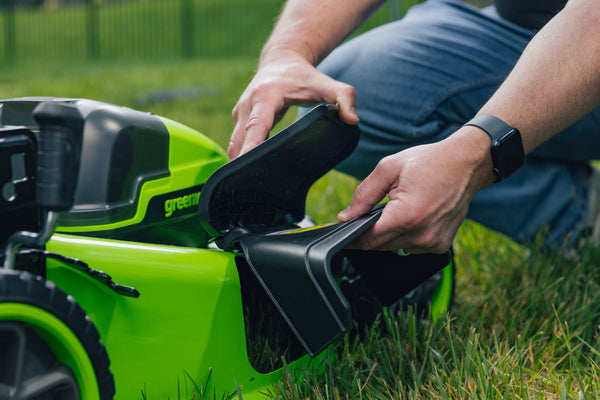 POWERALL 48V (24V x 2) Lawn Mower 46cm Self-Propelled Gen. II - 2x 4Ah Battery