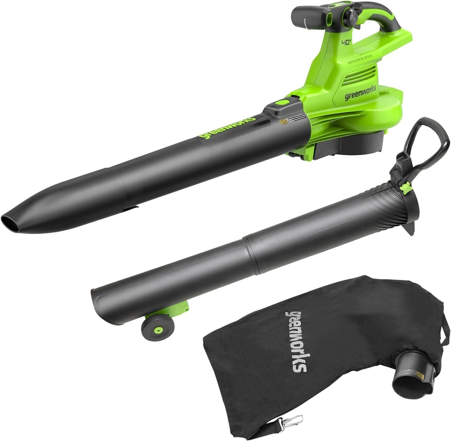 40V Leaf Blower / Leaf Vacuum 370 km/h - tool only