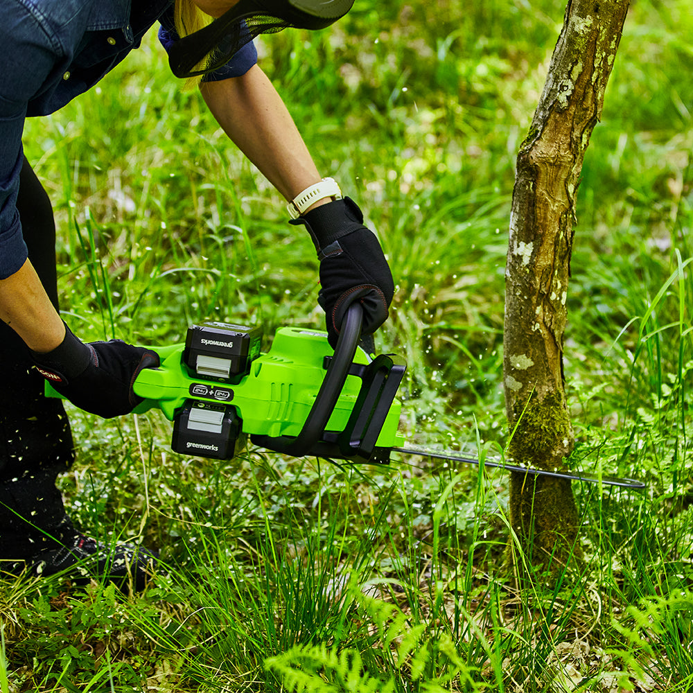 POWERALL 48V (24V x 2) Chainsaw 36cm - 2x 4Ah Battery