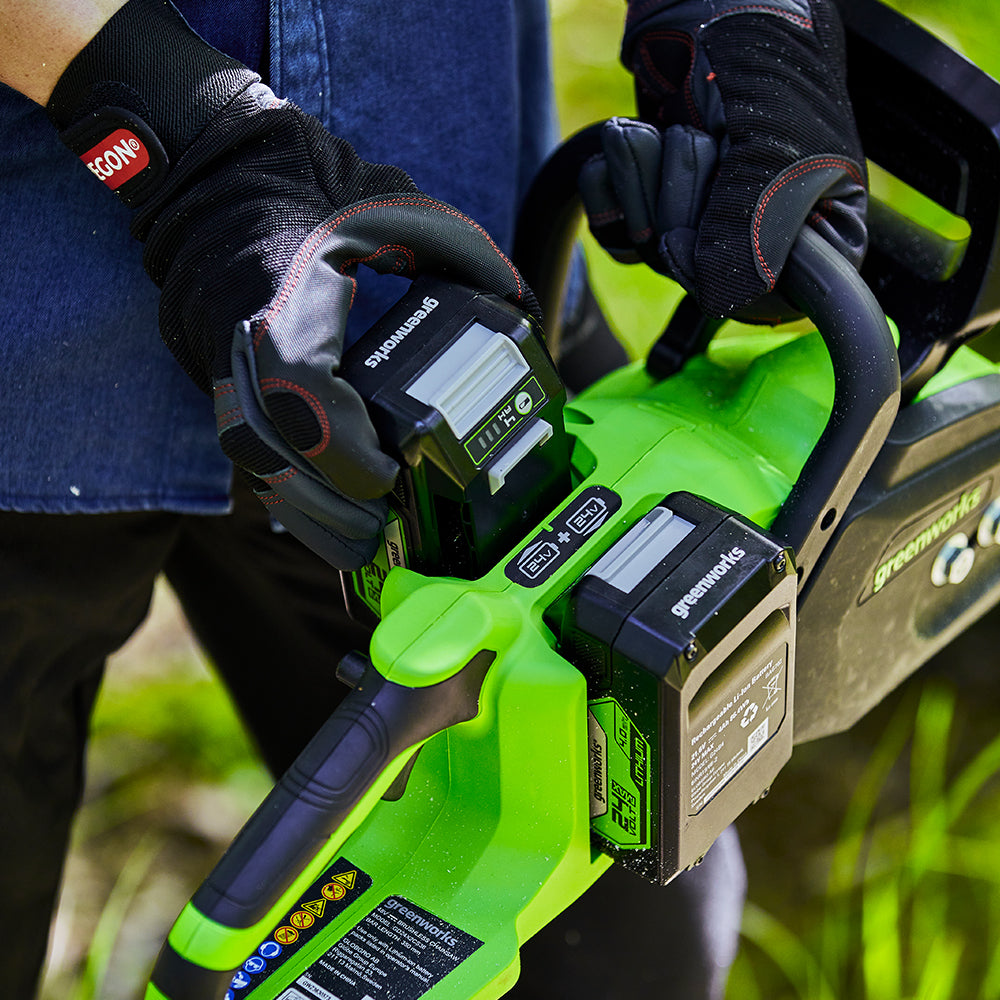POWERALL 48V (24V x 2) Chainsaw 36cm - 2x 4Ah Battery