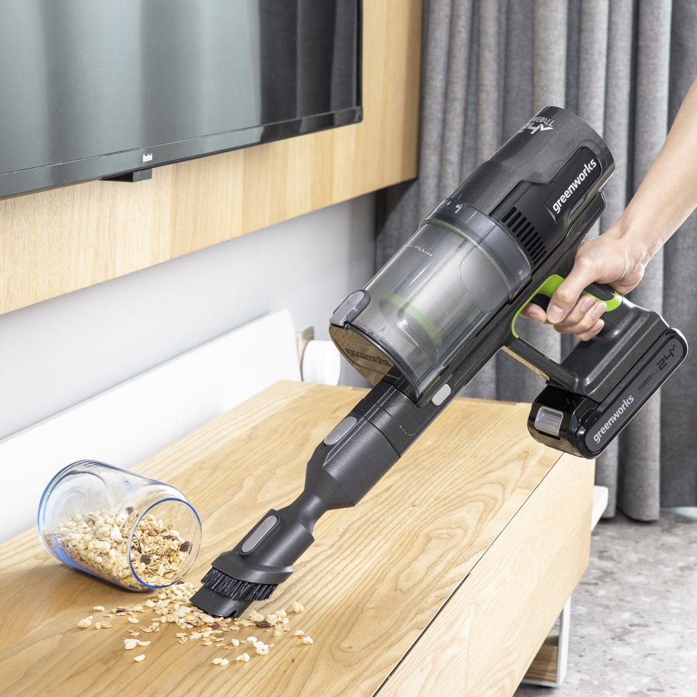 24V Vacuum Cleaner - 4Ah Battery + Stand