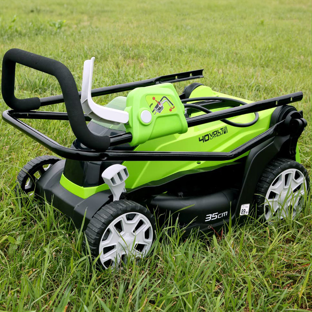 40V Lawn Mower 35cm - 2x 2Ah Battery