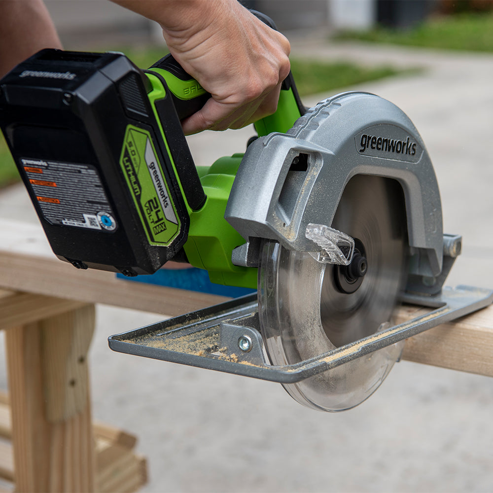 24V Circular Saw 165mm - 2Ah Battery