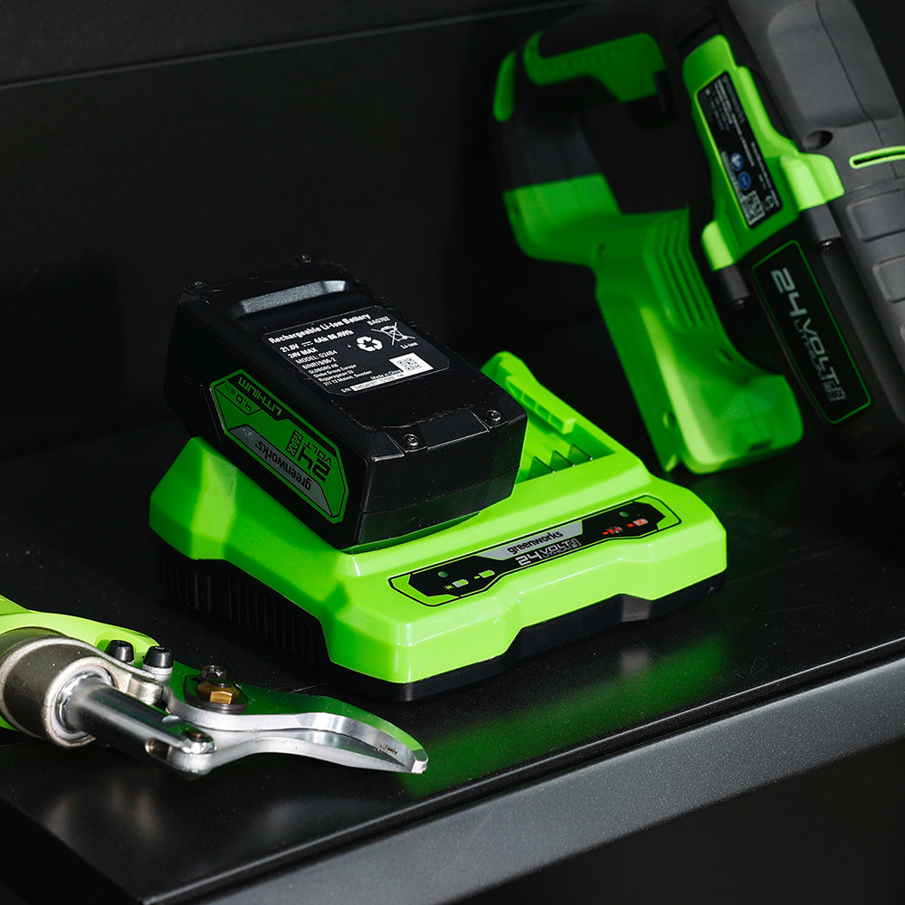24V Starter Kit 2x 4Ah Batteries + Dual Charger
