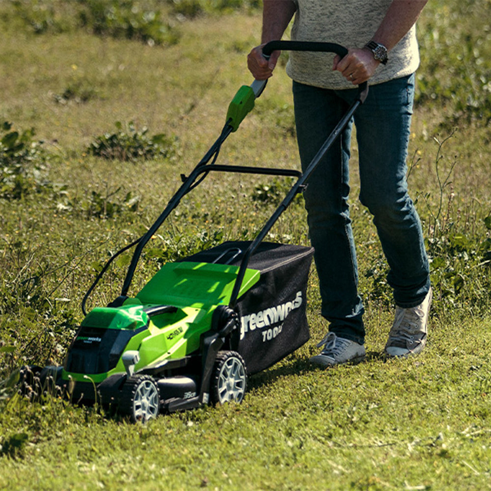 40V Lawn Mower 35cm - 2x 2Ah Battery