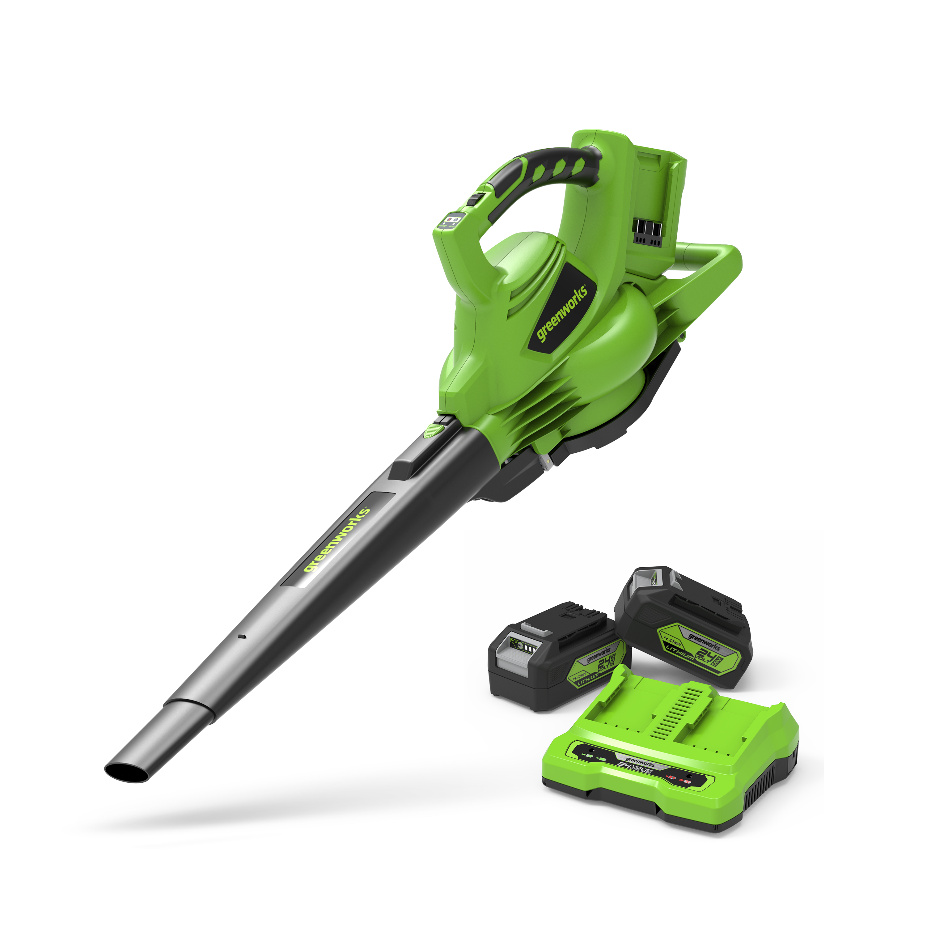 24V+24V Leaf Blower / Leaf Vacuum 322 km/h - tool only