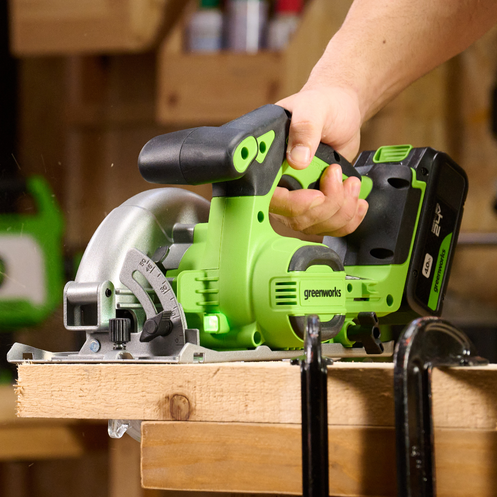 POWERALL 24V Drill Driver + Circular Saw Set - 2x 2Ah Batteries