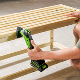 POWERALL 24V 10-Piece Power Tool Combo Set - 3 Batteries