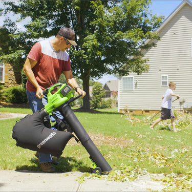 48V (24V x 2) Leaf Blower / Vacuum 386 km/h Gen. II - 2 x 4Ah Battery