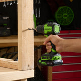 POWERALL 24V Drill Driver + Impact Driver Set - 2x 2Ah Batteries