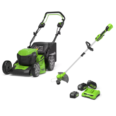 24V+24V Lawn Mower SP 46cm + Grass Trimmer 33cm Set