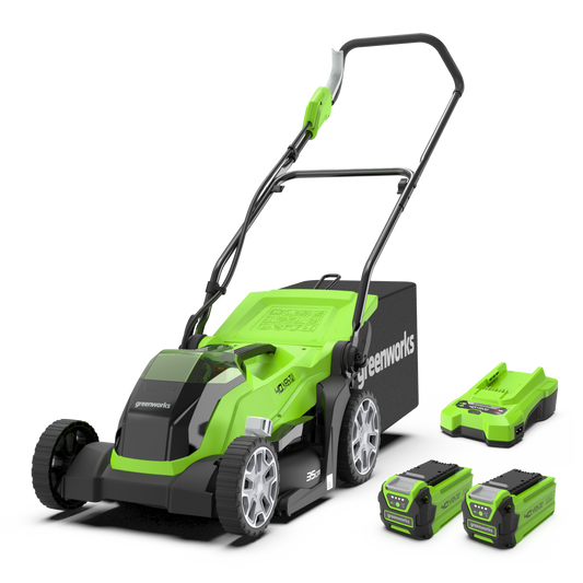 40V Lawn Mower 35cm - 2x 2Ah Battery