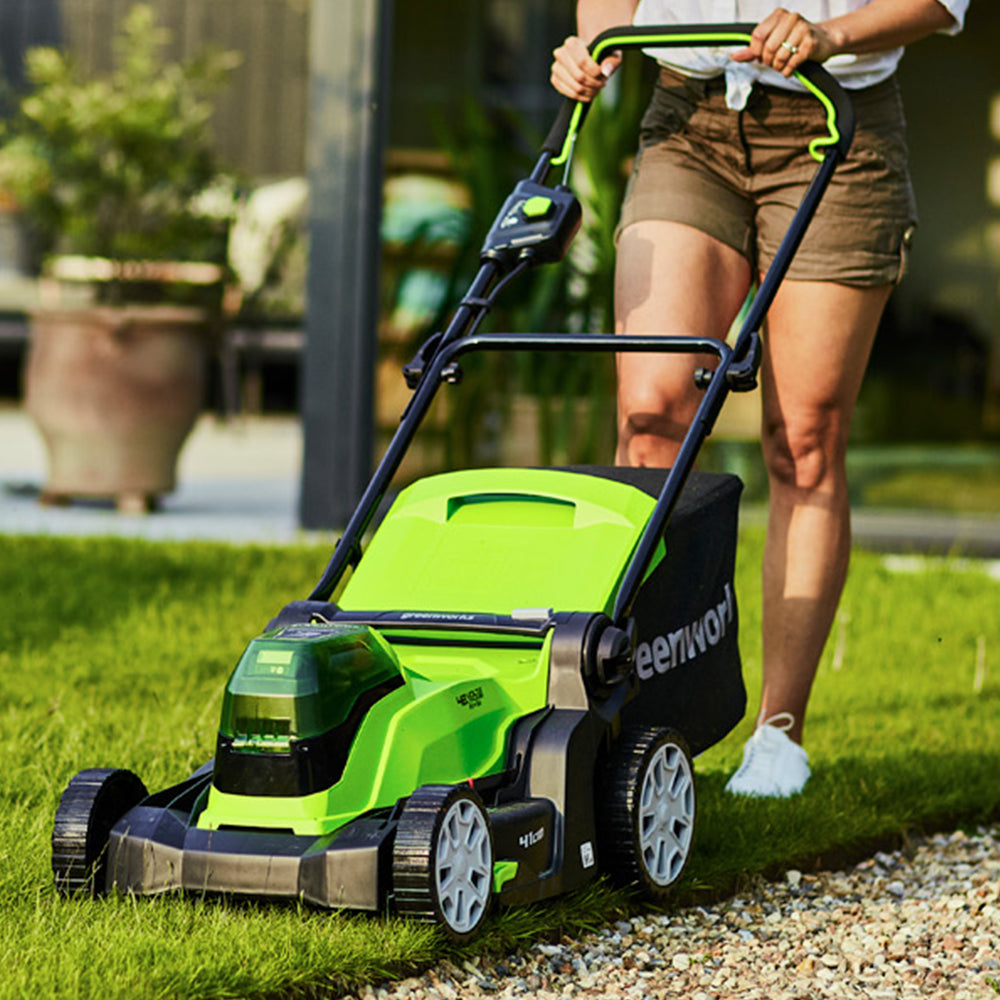 48V (24V x 2) Lawn Mower 41cm - 2x 2Ah Battery