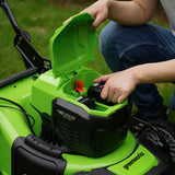 POWERALL 48V (24V x 2) Lawn Mower SP 46cm + 24V Grass Trimmer 30cm Set
