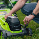 POWERALL 48V (24V x 2) Lawn Mower 36cm - 2x 4Ah Battery