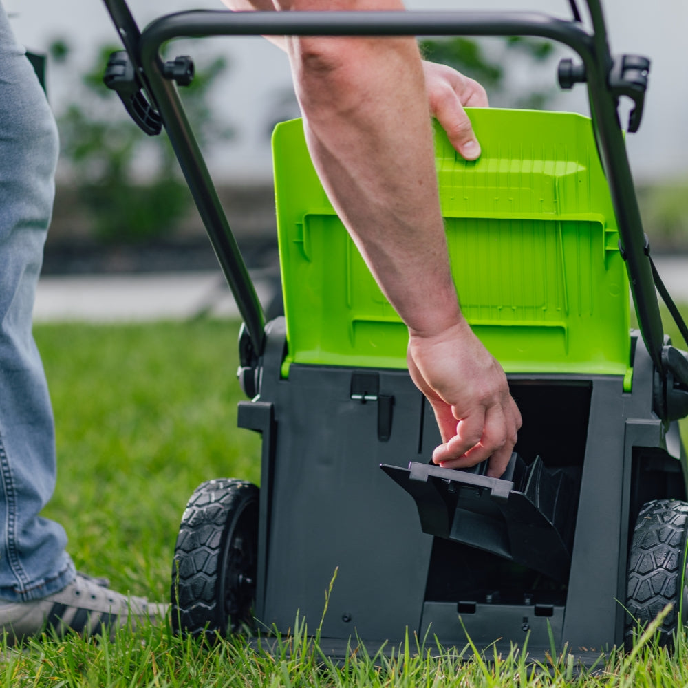 POWERALL 48V (24V x 2) Lawn Mower 36cm - 2x 4Ah Battery