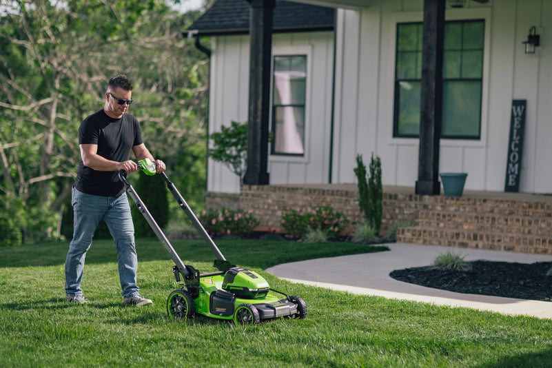 POWERALL 48V (24V x 2) Lawn Mower 51cm Self-Propelled - tool only
