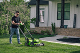 POWERALL 48V (24V x 2) Lawn Mower 51cm Self-Propelled - 2x 4Ah Battery