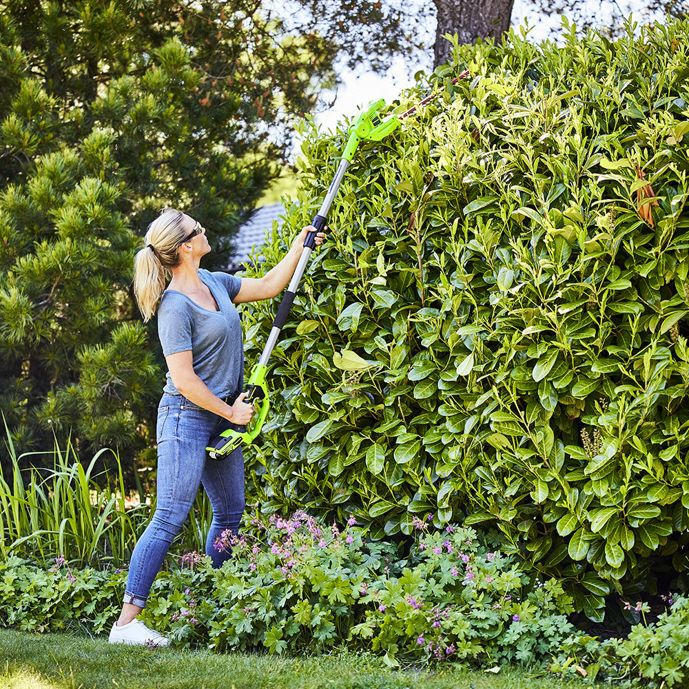 24V Telescopic Hedge Trimmer 51cm with 2Ah Battery