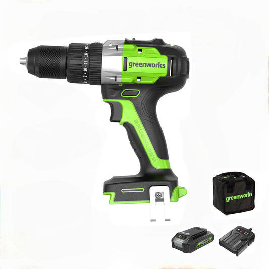 24V Drill 60Nm - 2Ah Battery & Bag