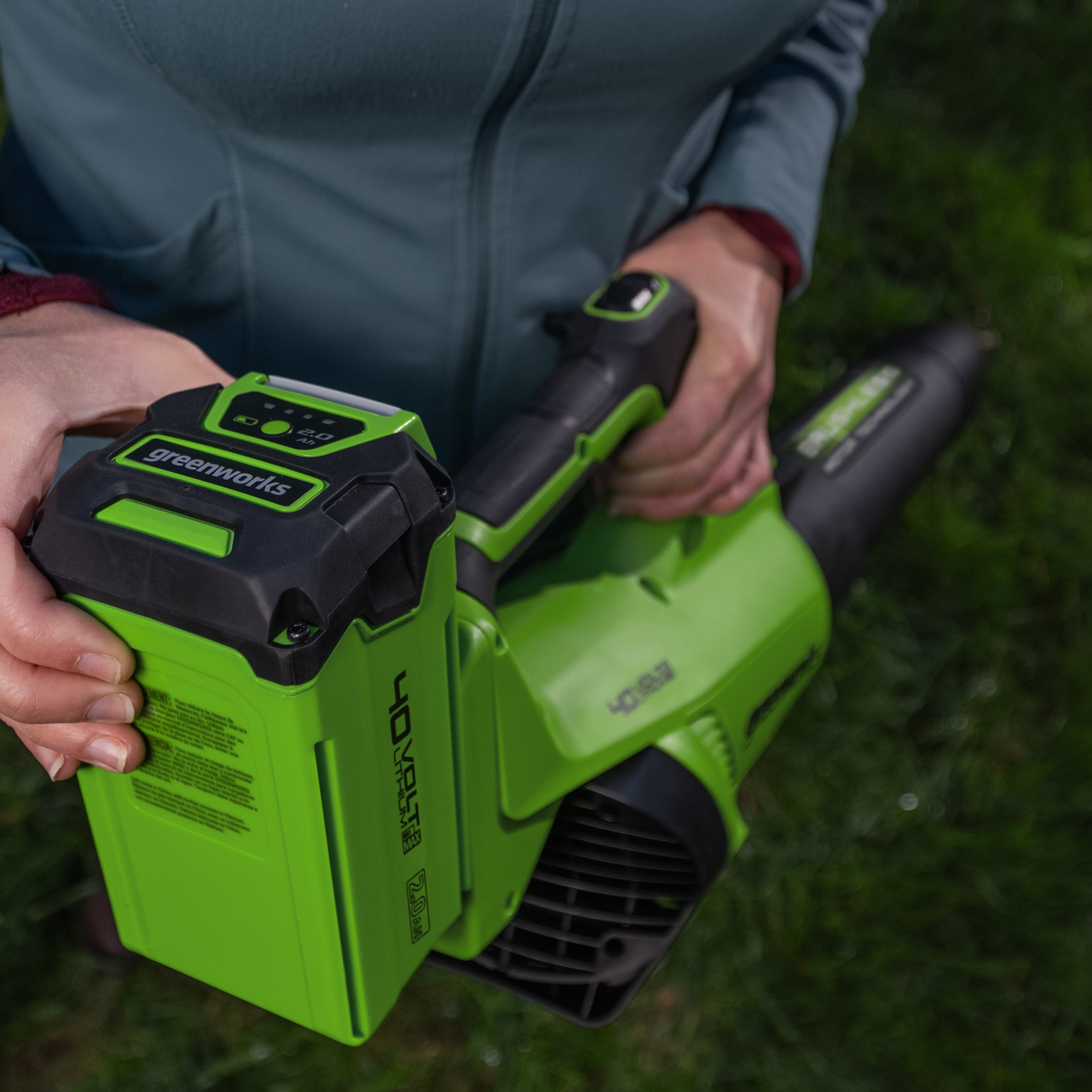 40V Leaf Blower Gen. II 210 km/h - 2x 2Ah Battery