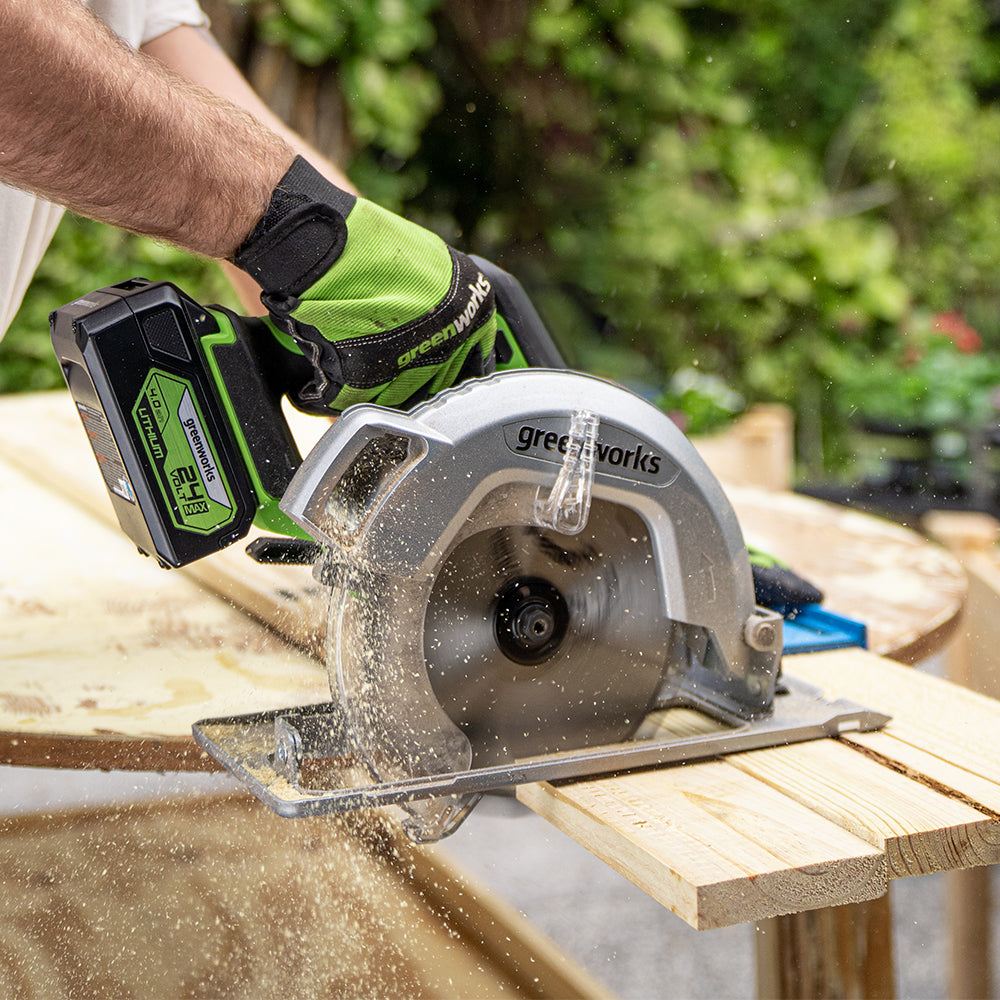 POWERALL 24V Circular Saw 165mm - 2Ah Battery