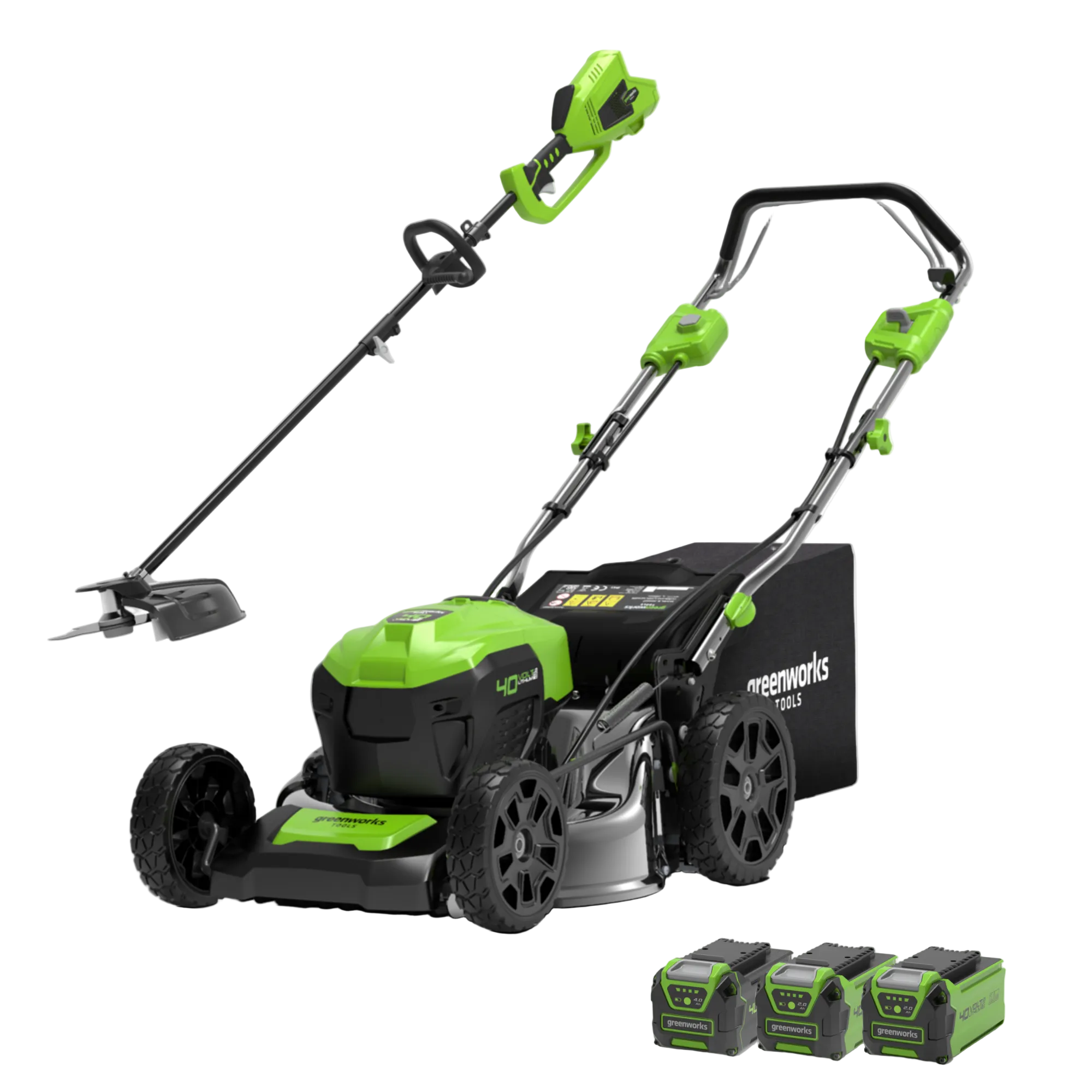 40V Lawn Mower SP 46cm + Brush Cutter 40cm Set