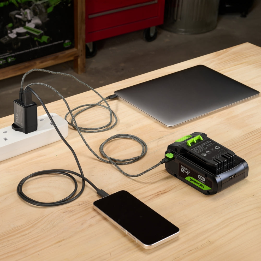 POWERALL 24V Starter Kit 4Ah USB-C Battery + 65W Charger