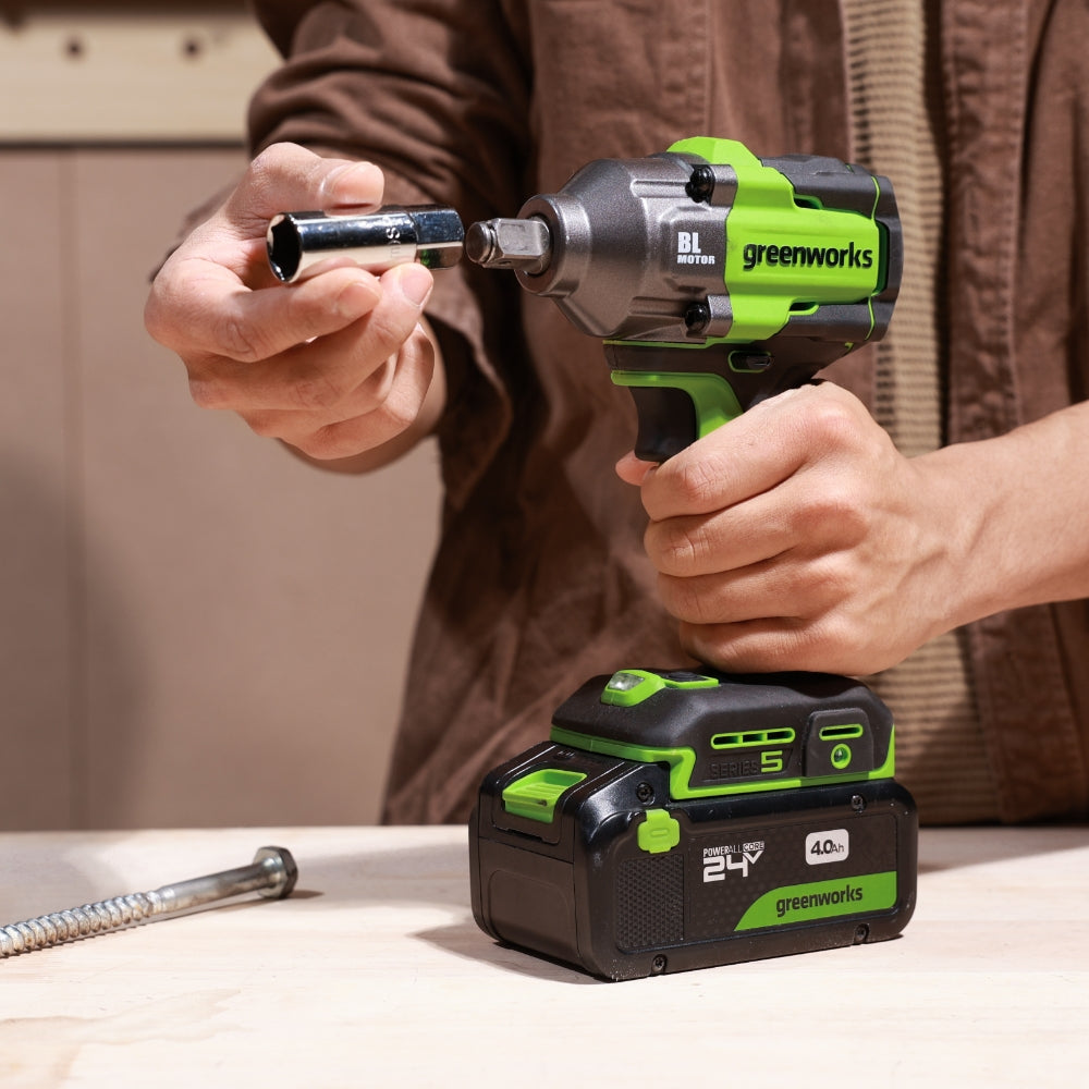 POWERALL 24V Impact Wrench 500Nm - tool only